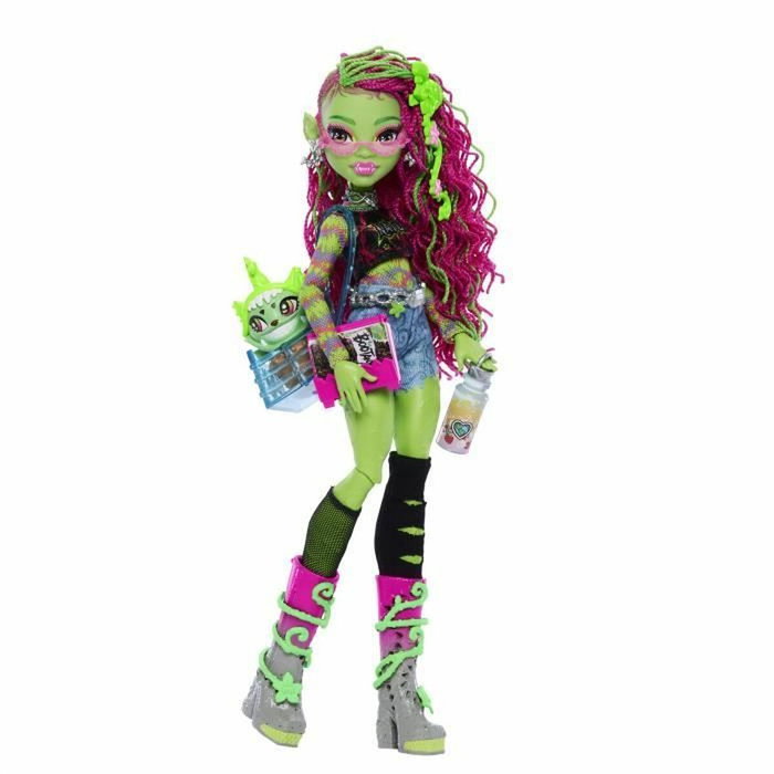 Monster High Venus McFlytrap avec Chewlian et accessoires