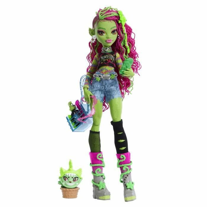 Monster High Venus McFlytrap avec Chewlian et accessoires