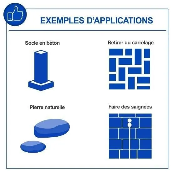 Scheppach AB1500X Marteau piqueur électrique 1300 W 20 J 4100 cps/min pour démolition Scheppach AB1500X Marteau piqueur électrique 1300 W 20 J 4100 cps/min pour démolition