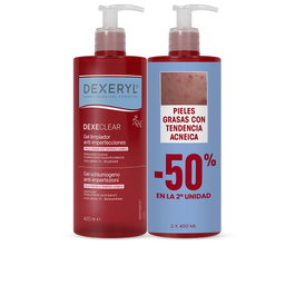 Dexeryl DEXECLEAR Gel nettoyant anti-imperfections, lot de 2 x 400 ml