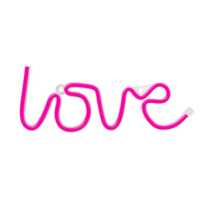 Forever Lampe Néon LED LOVE Rose – Décoration Lumineuse avec Alimentation USB ou Piles Forever Lampe Néon LED LOVE Rose – Décoration Lumineuse avec Alimentation USB ou Piles