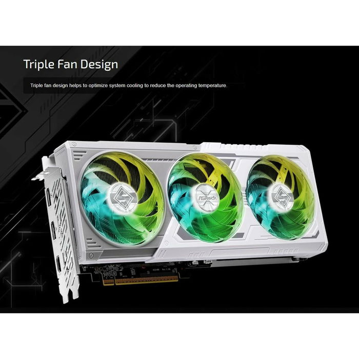 Carte Graphique ASRock RX9060XT SL 16GO GDDR6 RADEON RX 9060 XT 16 GB