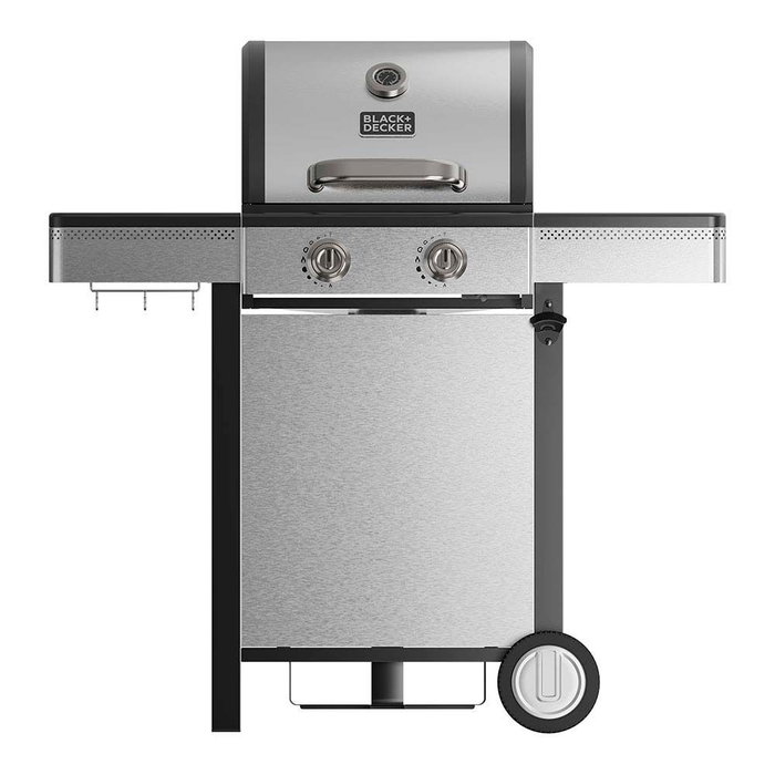 Black+Decker Bxog7200e Barbacoa de gas avec 2 brûleurs Black+Decker Bxog7200e Barbacoa de gas avec 2 brûleurs