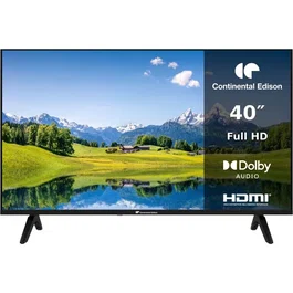 Continental Edison Téléviseur LED 40'' Full HD - CELED40FHD26B6 - Noir