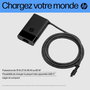 HP Chargeur secteur USB-C 65 W pour ordinateur portable, tablette et téléphone - Compact et universel avec câble
