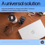 HP Chargeur secteur USB-C 65 W pour ordinateur portable, tablette et téléphone - Compact et universel avec câble