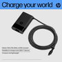 HP Chargeur secteur USB-C 65 W pour ordinateur portable, tablette et téléphone - Compact et universel avec câble