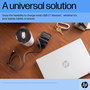 HP Chargeur secteur USB-C 65 W pour ordinateur portable, tablette et téléphone - Compact et universel avec câble