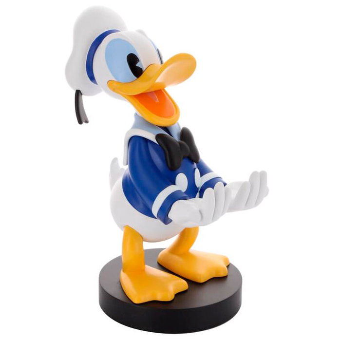 EXQUISITE GAMING Support de câble de chargement pour manettes et smartphones - Donald Disney 20 cm - Compatible PS5 DualSense, Xbox Series, iPhone