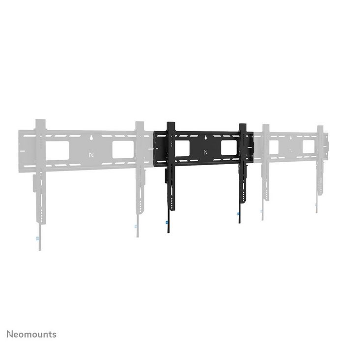 Neomounts WL30, Support Mural Fixe Robust pour Écran de 42 à 86 Pouces jusqu'à 125 kg, Compatible VESA, avec Gestion de Câbles, Noir