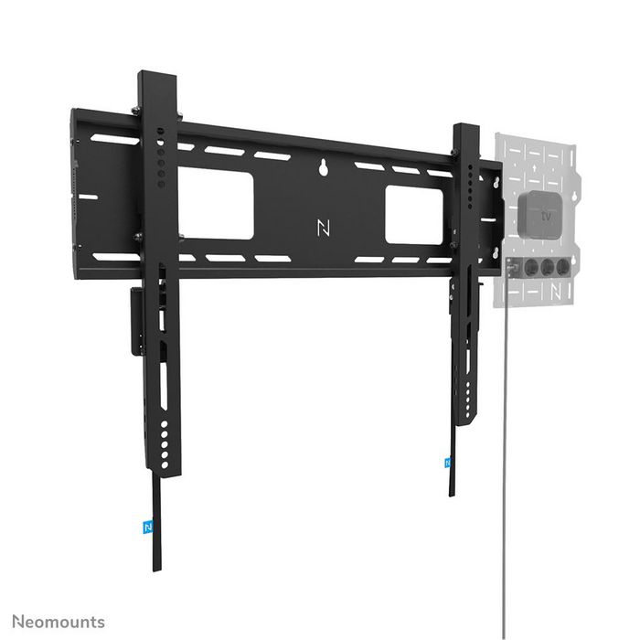 Neomounts WL30, Support Mural Fixe Robust pour Écran de 42 à 86 Pouces jusqu'à 125 kg, Compatible VESA, avec Gestion de Câbles, Noir