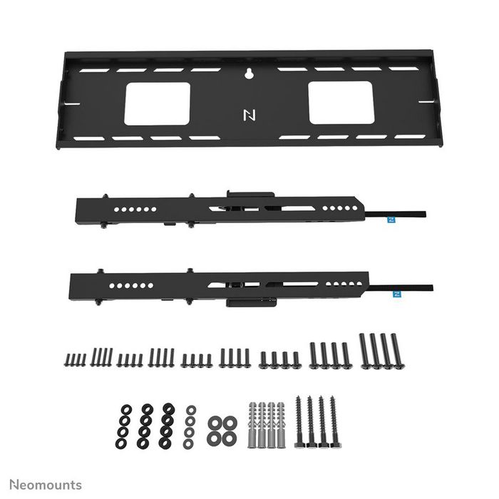 Neomounts WL30, Support Mural Fixe Robust pour Écran de 42 à 86 Pouces jusqu'à 125 kg, Compatible VESA, avec Gestion de Câbles, Noir