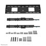 Neomounts WL30, Support Mural Fixe Robust pour Écran de 42 à 86 Pouces jusqu'à 125 kg, Compatible VESA, avec Gestion de Câbles, Noir
