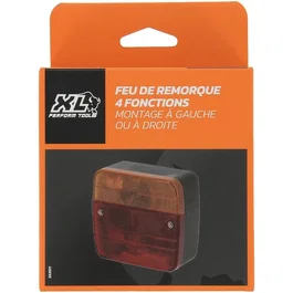 XLPT Feu de remorque 4 fonctions Rouge Universel pour tous types de remorques