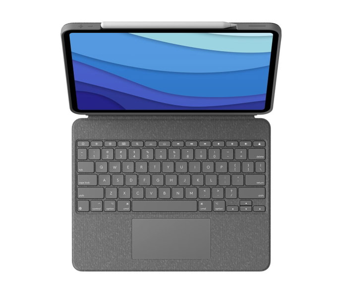 Logitech Combo Touch pour iPad Pro - Gris (920-010208)​