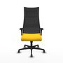 Piqueras y Crespo Chaise de Bureau Albacete XL Jaune et Noir