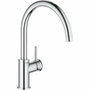 Grohe Mitigeur monocommande d'évier avec douchette extractible gris argenté