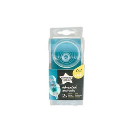 TOMMEE TIPPEE Tétines en silicone de forme ronde A-C, lot de 2
