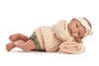 Antonio Juan Poupée Reborn 'Mi primer Reborn Alejandra' 52 cm avec nœud - Multilingue (Espagnol, Français, etc.) pour Enfants de 3 ans et plus