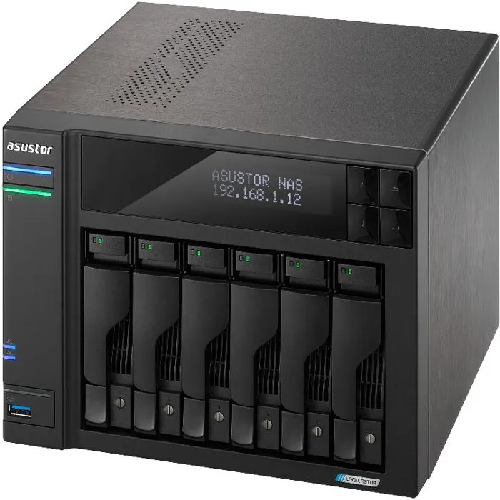 Asustor Lockerstor 2 Gen2 AS6702T V2 - Serveur NAS 2 baies - 4 Go RAM