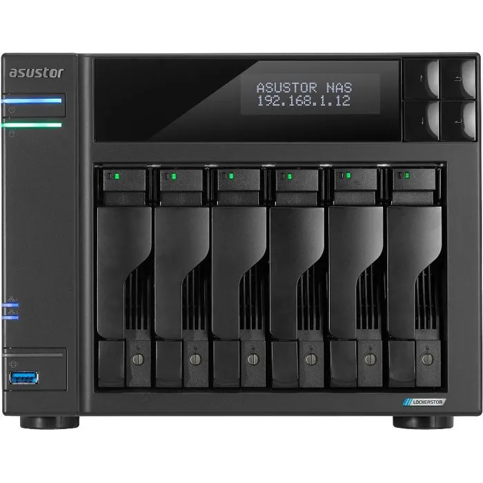 Asustor Lockerstor 2 Gen2 AS6702T V2 - Serveur NAS 2 baies - 4 Go RAM