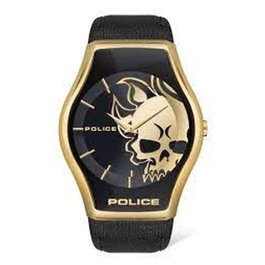 Police PL.16114JSG-02 - Montre Homme Dorée et Noire