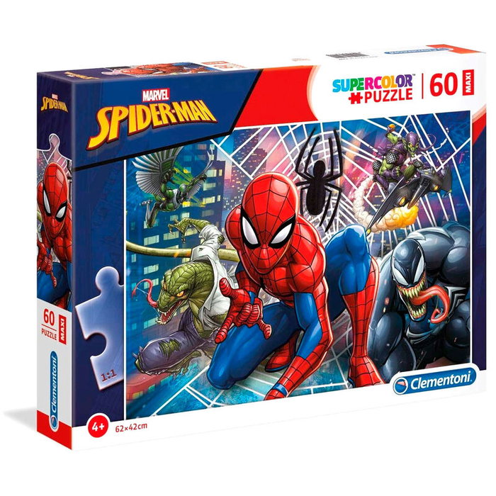 CLEMENTONI Puzzle Maxi Spiderman Marvel 60 Pièces - 62x42 cm