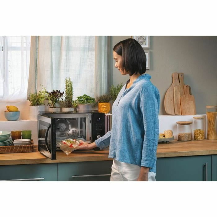 Candy CMCA29EDLB Micro-ondes combiné 29L Noir et silver