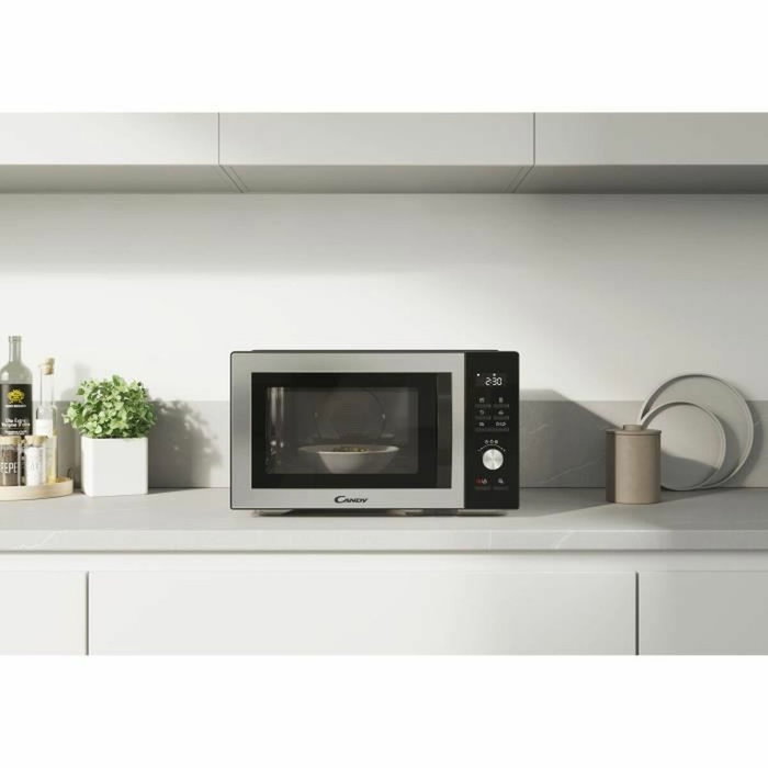 Candy CMCA29EDLB Micro-ondes combiné 29L Noir et silver