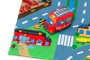 Molto Tapis d'éveil City and Fun avec 9 véhicules en tissu (transformable en sac) - Jouet d'éveil dès 1 an