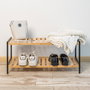 Vinthera Moa Porte-chaussures 69x24,5x31 cm Bois Métal