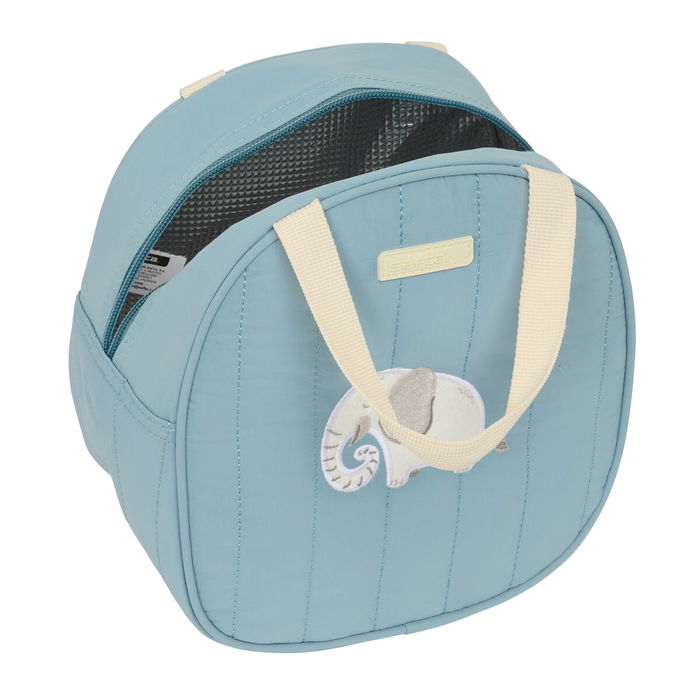 Sac glacière goûter Safta Elefante Bleu 19 x 22 x 14 cm