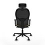 Piqueras y Crespo Chaise de Bureau 1D036N2 Crème