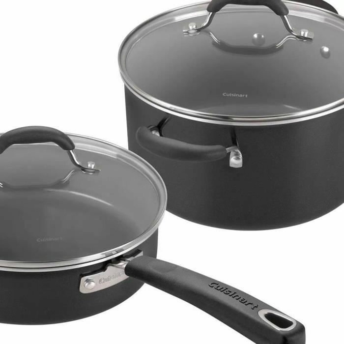 Cuisinart Batterie de cuisine Ceramica XT 11 pièces - Noir