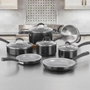 Cuisinart Batterie de cuisine Ceramica XT 11 pièces - Noir