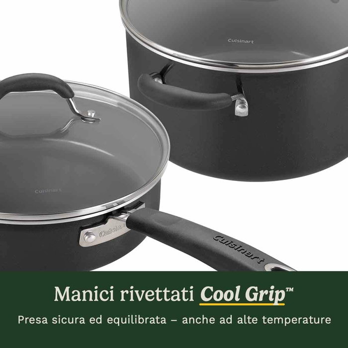 Cuisinart Batterie de cuisine Ceramica XT 11 pièces - Noir