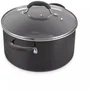 Cuisinart Batterie de Cuisine 54C11BKEU 11 Pièces - Céramique Antiadhésif Compatible Tous Feux Dont Induction, Four 200°C, Couvercle Verre