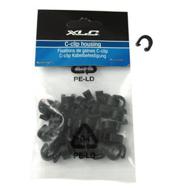 XLC BR-X30 Clips pour gaine noire, sac de 50 unités