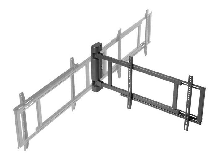 Equip 650336 Support mural VESA pour TV 32-75 pouces, charge max 50 kg, noir