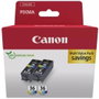 Canon CLI-36 Multipack Cartouches d'encre Couleur Cyan, Magenta, Jaune (Lot de 2) - Compatible PIXMA