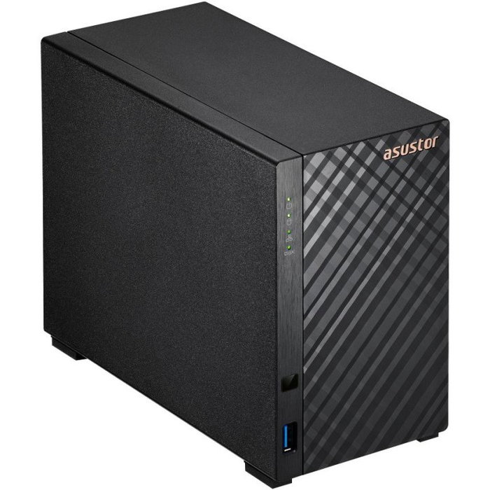 Asustor AS1202T Serveur NAS Drivestor 2 Gen2 2 baies Quad-Core 2.5GbE Transcodage 4K silencieux
