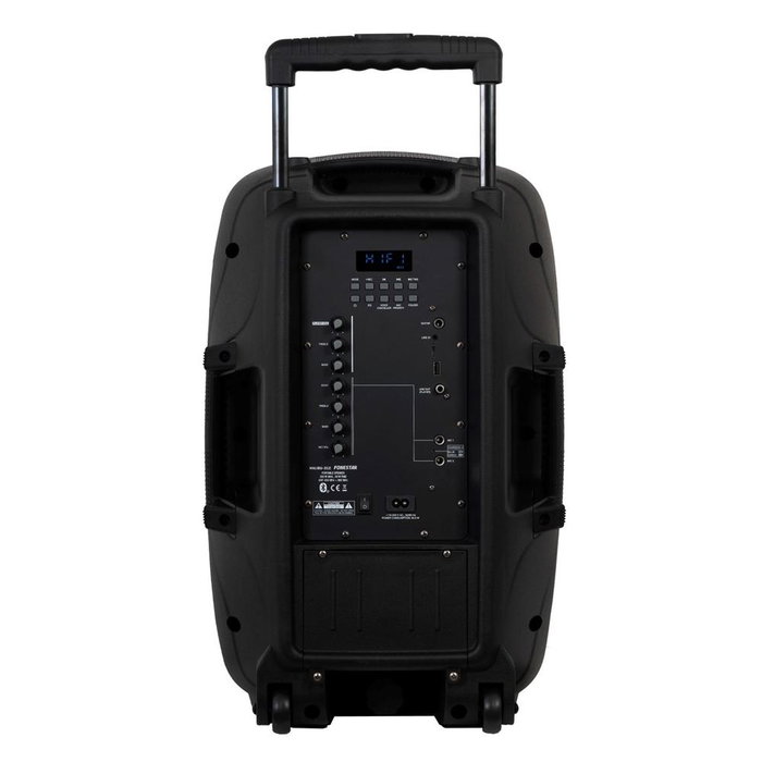 Fonestar Sistem MALIBU-312 Enceinte portable avec micro Bluetooth/USB/microSD/FM/LINE et 2 micros UHF 250 W