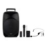 Fonestar Sistem MALIBU-312 Enceinte portable avec micro Bluetooth/USB/microSD/FM/LINE et 2 micros UHF 250 W