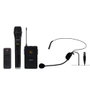 Fonestar Sistem MALIBU-312 Enceinte portable avec micro Bluetooth/USB/microSD/FM/LINE et 2 micros UHF 250 W