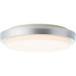 Brilliant Plafonnier extérieur DEVORA argent - LED intégrée IP65 - 12W - 1600 lm - 3000K - Luminaire extérieur