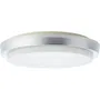 Brilliant Plafonnier extérieur DEVORA argent - LED intégrée IP65 - 12W - 1600 lm - 3000K - Luminaire extérieur