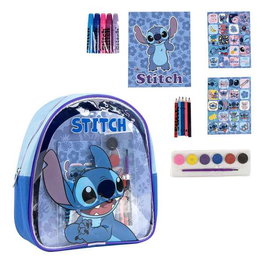 Cerdá Sac à dos coloriable Stitch 22 x 23 x 7 cm pour enfant - Bleu