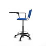 PIQUERAS Y CRESPO Tabouret Robledo Pivotant Bleu