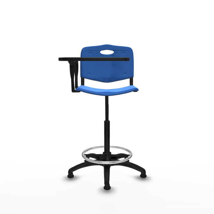 PIQUERAS Y CRESPO Tabouret Robledo Pivotant Bleu