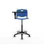PIQUERAS Y CRESPO Tabouret Robledo Pivotant Bleu